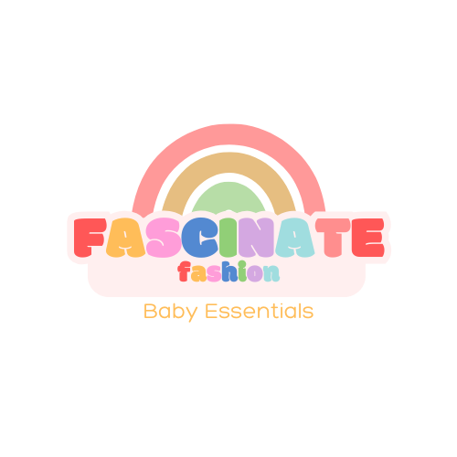 Pink and Yellow Playful Color Baby Store Logo